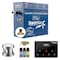 Steamspa Oasis 7.5KW Steam Generator with Continuous Steam Wireless Control and Auto-Drain in Polished Chrome OAW750CH-A - alternate 1