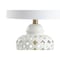Jonathan Y Quatrefoil Fretwork 20.5" Pierced Ginger Jar Ceramic/Metal LED Table Lamp, White JYL6210A - alternate 5