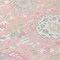 Homeroots 8' Pink Ivory And Gray Round Damask Washable Indoor Outdoor Area Rug 599444 - alternate 4