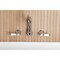 Kingston Brass Two-Handle Wall Mount Tub Faucet, Polished Chrome KS1021BPL - alternate 5