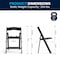 Flash Furniture HERCULES Kids Black Resin Folding Chair with Black Vinyl Padded Seat LE-L-1K-BK-GG - alternate 7