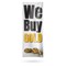 Signmission We Buy Gold Vertical, 18 Inch x 48 Inch, Vinyl Banner B-30926 - alternate 1