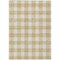 Homeroots 9' X 12' Gold And Beige Plaid Washable Indoor Outdoor Area Rug 595395 - alternate 6