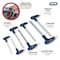 Performance Tool 7 pc. Metric T-Handle Hex Key, T-Handle, Non-Slip Grip, Chrome Plated W1712 - alternate 3