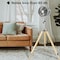 Simple Deluxe Tripod Pedestal Fan, 3 Speed Adjustment, Multiple Wide Angle Standing Fan, Suitable for Bedroom, Li HIFANSTANDRETRO10C - alternate 5