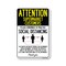 Signmission Public Safety, Supermarket Customers Practice Social Distancing, 18in X 12in, OS-NS-A-1218-25373 OS-NS-A-1218-25373 - alternate 1