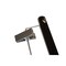 Nahanco 14in Black Equinox Acrylic Skirt/Pant Hanger w/ Brushed Chrome Hardware, 12PK 92014RC50HU - alternate 3