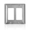 Leviton WallPlate, Decorator-Rocker, SS SS262-40 - alternate 1