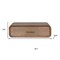 Homeroots 6" Brown Solid Wood One Drawer Nightstand 651756 - alternate 7