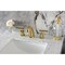 Kingston Brass Widespread Bathroom Faucet with Pop-Up Drain, Polished Brass KB8982CML - alternate 5