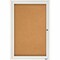 Quartet Cork Bulletin Board 24 x 36, Silver 2363 - alternate 1