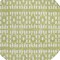 Homeroots 8' Sage And Ivory Round Geometric Washable Indoor Outdoor Area Rug 613749 - alternate 4