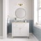 James Martin Vanities Chicago 36" Single Vanity, Glossy White, w/ 3 CM Tajnar Eclos Top 503-V36-GW-3TJR - alternate 5