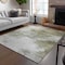 Homeroots 9' X 12' Taupe Beige And Brown Abstract Washable Indoor Outdoor Area Rug 577731 - alternate 7