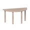 Beleduc By Playwell Emmanuele 48in Semi-Circle Tabletop, White PU Edge, Modular Plywood, 21.5inH Standard, Ages 3+ 846177 - alternate 1