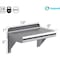 Amgood 6 in. x 10 in. Stainless Steel Wall Shelf AMG WS-0610-Z - alternate 4