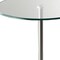 Homeroots 21" Silver And Clear Glass Round End Table 372937 - alternate 3