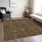 Homeroots 10' X 14' Chocolate Red And Green Floral Washable Indoor Outdoor Area Rug 604588 - alternate 8