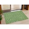 Homeroots 3' X 5' Green Blue And Ivory Polka Dot Washable Indoor Outdoor Area Rug 599034 - alternate 1
