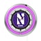 Holland Bar Stool Co Northwestern University Double Neon 19" Clock Clk19Nthwst - alternate 1