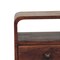 Homeroots 22" Brown Solid Wood Square One Drawer Nightstand 651779 - alternate 5