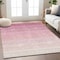 Homeroots 3' X 5' Pink And Ivory Ombre Washable Indoor Outdoor Area Rug 595817 - alternate 8