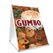 Signmission Gumbo, 36 Inch x 24 Inch A-frame Yard Sign, Plastic Sign SBC-2436-Gumbo - alternate 1