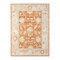 Homeroots 2' X 3' Blue and Orange Floral Stain Resistant Indoor Outdoor Area Rug 531500 - alternate 4