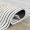 World Rug Gallery Bohemian Stripes Washable Non Slip Runner Rug 2 ft x 8 ft Ivory WR73IVORY2X8 - alternate 7