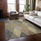 Homeroots 8' X 10' Brown Gold And Taupe Argyle Washable Indoor Outdoor Area Rug 613708 - alternate 5