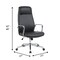 Leisuremod Flux Faux Leather Swivel Office Chair, Knee Tilt, Padded Support FO19BLL - alternate 6