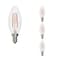 Bulbrite LED Filament 5W, Dimmable B11, Clear Glass, E12 Base, 3000K, 750 Lm, 4PK 862856 - alternate 1