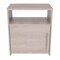 Homeroots 23" Gray Wood Nightstand 543675 - alternate 1