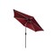 Living Accents Solar LED 9 ft. Tiltable Red Market Umbrella YQ103BK-BRD - alternate 6