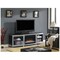 Bello The Gotham Electric Fireplace Media Console in Black fireplace insert not included 26MM9313D974 - alternate 3