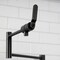Kingston Brass Deck Mount Pot Filler Faucet, Matte Black KS4700KL - alternate 5