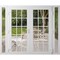 Vdomdoors Front Exterior Prehung Metal-Plastic Double Doors Clear Glass / MANUX 8151 White Silk / Office Comm MANUX8151DEXD-WS-W12+72+12xH80-RH-I - alternate 1