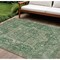 Homeroots 8' X 10' Emerald Medallion Washable Indoor Outdoor Area Rug 608019 - alternate 1