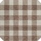 Homeroots 8' Brown And Beige Round Plaid Washable Indoor Outdoor Area Rug 595381 - alternate 4