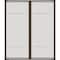 Larson Brisa 68'' To 72'' W x 80'' to 81'' H Double Door Brown Retractable Screen 77220471 - alternate 1