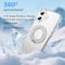 Alpha Digital iPhone 16 Case w/ Magnetic Ring Stand- Full Protection, Soft Flex -360 shockproof IP16-CLEAR - alternate 7
