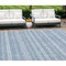 Homeroots 8' X 10' Blue And Denim Blue Southwestern Washable Indoor Outdoor Area Rug 587521 - alternate 1