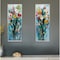 Homeroots 14" X 36" Silver Frame Tall Bright Flowers, Set Of 2, 2PK 365461 - alternate 4