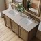 James Martin Vanities Brittany 60" Double Vanity, Saddle Brown, w/ 3 CM Siberian Silestone Top 650-V60D-SBR-3SFR - alternate 4