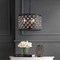 Jonathan Y Gabrielle 16" Crystal/Metal LED Pendant, Oil-Rubbed Bronze JYL9026A - alternate 10