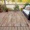 Homeroots 5' X 8' Rust And Ivory Striped Washable Indoor Outdoor Area Rug 631552 - alternate 4