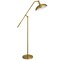 Homeroots 62" Brass Reading Floor Lamp With Brass Dome Shade 523581 - alternate 1
