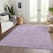 Homeroots 10' X 14' Lavender Lilac And Ivory Floral Washable Indoor Outdoor Area Rug 582361 - alternate 6