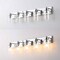 Jonathan Y Irving 36" 5-Light Seeded Glass/Iron Modern Contemporary LED Vanity Light, Chrome JYL7620C - alternate 7