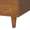 Baxton Studio Bernice Japandi Cream Boucle and Walnut Brown Wood Queen Bed 257-14059-ZORO - alternate 10